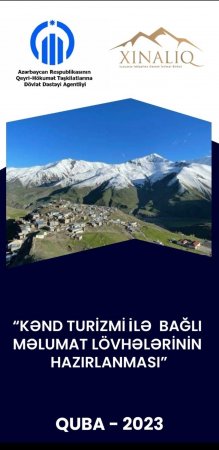 Quba rayonun Xınalıq kəndində Qeyri Hökümət Təşkilatlarına Dövlət Dəstəyi Agentliyin maliyyə dəstəyi ilə layihə icra olunur
