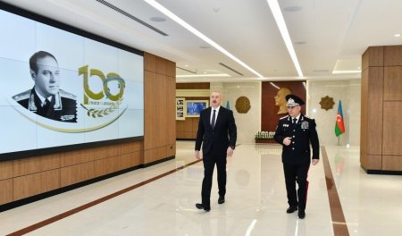 İlham Əliyev DTX-nin yeni inzibati binalarının AÇILIŞINDA