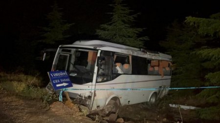 Türkiyədə 14 polis yol qəzasında yaralandı