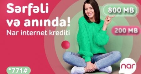 “Nar” abunəçiləri üçün “NarKredit”dən data kredit xidməti