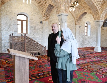 Prezident və birinci xanım Şuşada bir sıra açılışlarda iştirak etdi - FOTOLAR