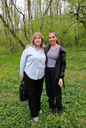 Leyla və Arzu Əliyevalar Qəbələdə - FOTOLAR