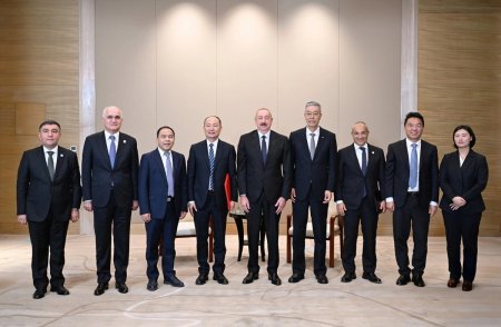 İlham Əliyev "China National Chemical Engineering" şirkətinin sədri ilə görüşdü - FOTO