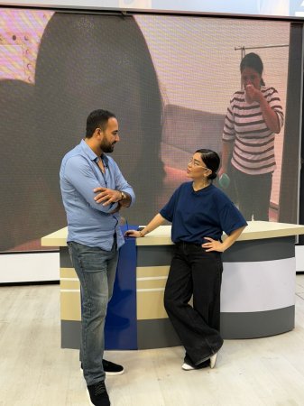 "Sözün bitdiyi an"da yeni aparıcı - Peyman Sadıqov Nigar Fərhadla... (FOTO)