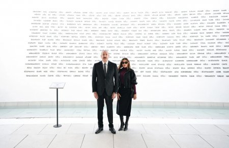 Prezident və birinci xanım Zəfər muzeyinin AÇILIŞINDA - FOTOLAR